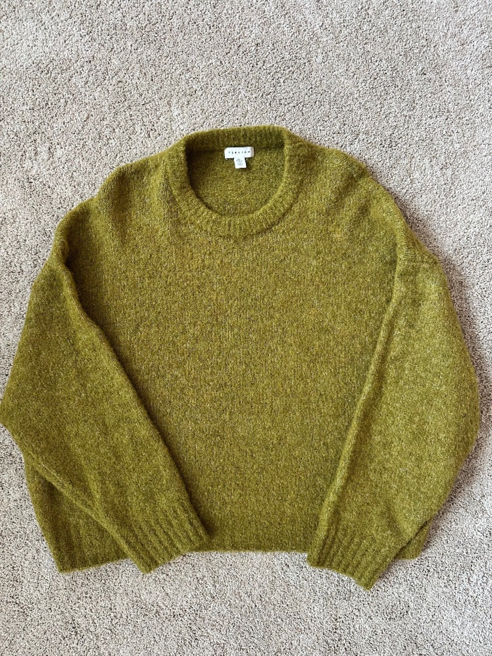 Topshop Olive Sweater